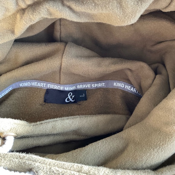 Colour blocked AMPERSAND AVE hoodie - Picture 4 of 7